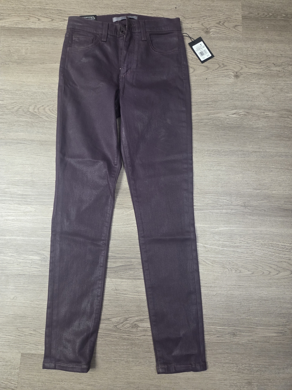 Joe's Jeans Coated Skinny Jeans - Plum